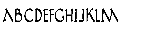 Vergils Archive Medium Font UPPERCASE