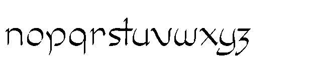Vergils Archive Regular Font LOWERCASE
