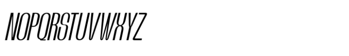 Verigo Extra Light Italic Font UPPERCASE