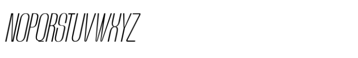 Verigo Thin Italic Font UPPERCASE