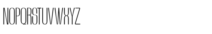 Verigo Thin Font UPPERCASE