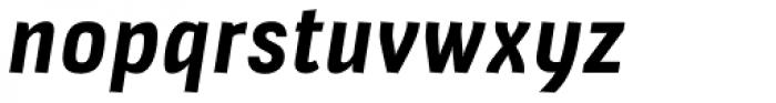 Veriox Bold Italic Font LOWERCASE