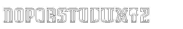 Verismo Neon Font UPPERCASE