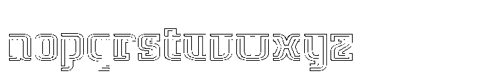 Verismo Neon Font LOWERCASE