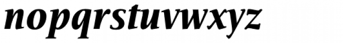 Veritas AE Black Italic Font LOWERCASE
