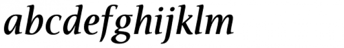 Veritas AE SemiBold Italic Font LOWERCASE