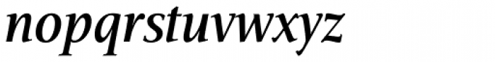 Veritas AE SemiBold Italic Font LOWERCASE