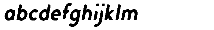 Verlo Round Bold Condensed Italic FONT