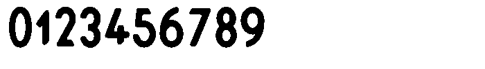 Verlo Round Bold Condensed Font OTHER CHARS
