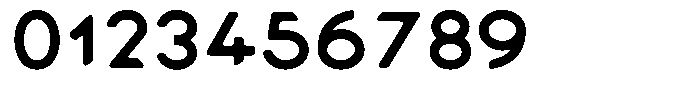Verlo Round Bold Expanded Font OTHER CHARS