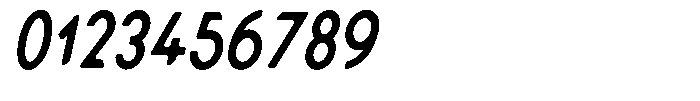 Verlo Round Condensed Italic Font OTHER CHARS