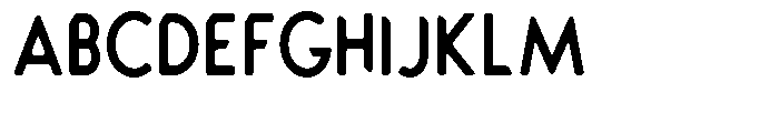 Verlo Round Condensed Font UPPERCASE