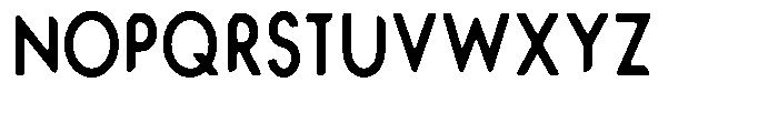 Verlo Round Condensed Font UPPERCASE