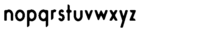Verlo Round Condensed Font LOWERCASE