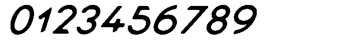 Verlo Round Expanded Italic Font OTHER CHARS