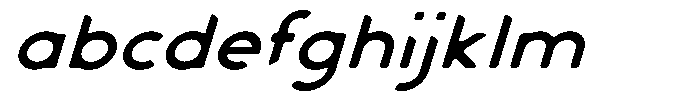 Verlo Round Expanded Italic FONT