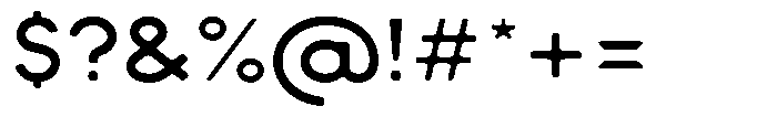 Verlo Round Expanded Font OTHER CHARS
