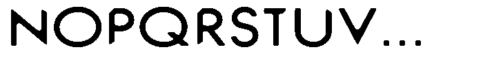 Verlo Round Expanded Font UPPERCASE
