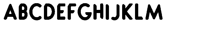 Verlo Round Extra Bold Condensed Font UPPERCASE