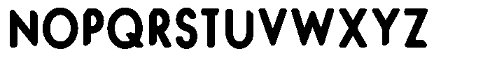 Verlo Round Extra Bold Condensed Font UPPERCASE