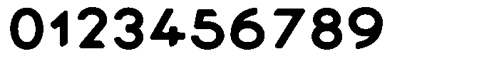 Verlo Round Extra Bold Expanded Font OTHER CHARS