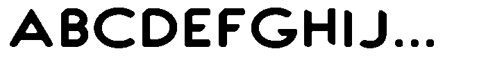 Verlo Round Extra Bold Expanded Font UPPERCASE