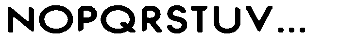 Verlo Round Extra Bold Expanded Font UPPERCASE