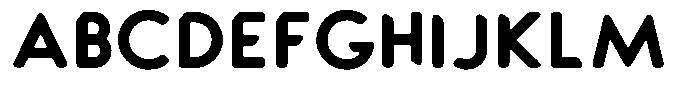 Verlo Round Extra Bold Font UPPERCASE