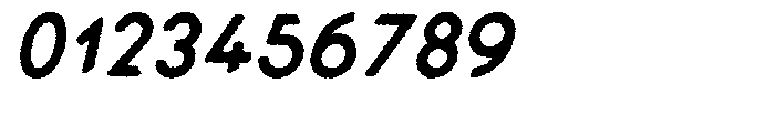 Verlo Round Rough Bold Italic Font OTHER CHARS