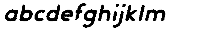 Verlo Round Rough Bold Italic FONT
