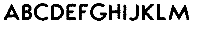 Verlo Round Rough Bold Font UPPERCASE