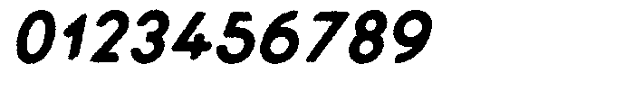 Verlo Round Rough Extra Bold Italic Font OTHER CHARS