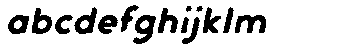 Verlo Round Rough Extra Bold Italic FONT