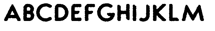 Verlo Round Rough Extra Bold Font UPPERCASE