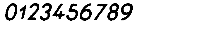 Verlo Round Rough Italic Font OTHER CHARS