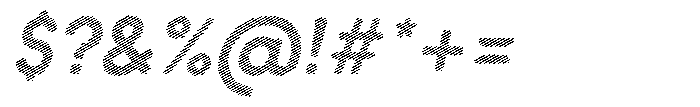 Verlo Round Scribe Bold Italic Font OTHER CHARS