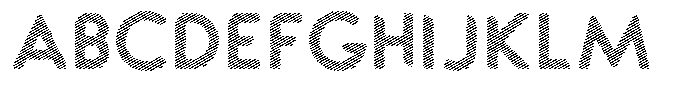 Verlo Round Scribe Bold Font UPPERCASE
