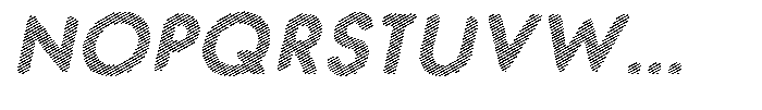 Verlo Round Scribe Extra Bold Italic Font UPPERCASE