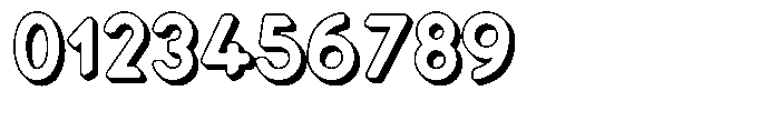 Verlo Round Shadow Bold Font OTHER CHARS
