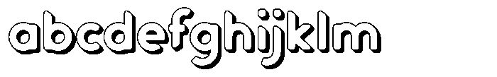 Verlo Round Shadow Bold FONT