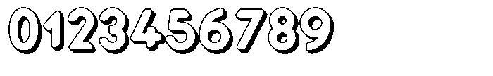 Verlo Round Shadow Extra Bold Font OTHER CHARS