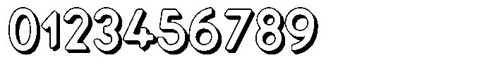 Verlo Round Shadow Regular Font OTHER CHARS