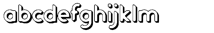 Verlo Round Shadow Regular FONT