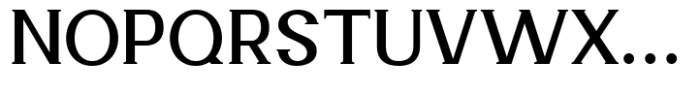 Vermon Medium Font UPPERCASE