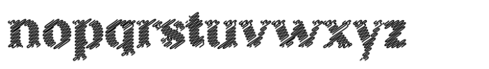 Vermon Scribbel Black Font LOWERCASE
