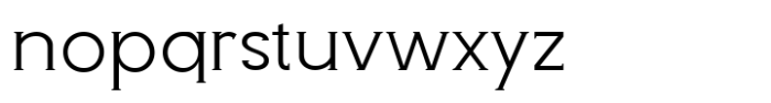 Vermon Thin Font LOWERCASE