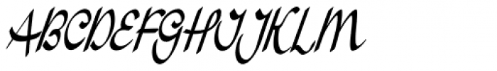 Vernaccia Condensed Italic Font UPPERCASE