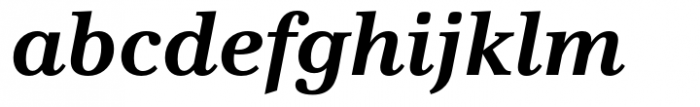 Vernacular Clarendon Bold Italic Font LOWERCASE
