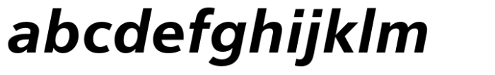 Vernacular Sans Bold Italic Font LOWERCASE