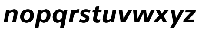 Vernacular Sans Bold Italic Font LOWERCASE